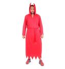 Fantasia Diabo Masculina Manto Vermelho de Halloween Fantasia Diabo Masculina Manto Vermelho de Halloween