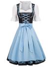 Fantasia Dirndl Dirndl JASAMBAC German Authentic Drindl Black L