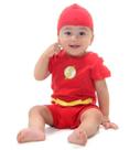 Fantasia do Flash Body Bebe Temático Mesversário