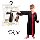 Fantasia do Harry Potter Infantil Capa Grifinória de Luxo