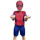 Fantasia Do Homem Aranha Com Máscara Sem Enchimento
