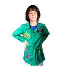 Fantasia DPA Verde Infantil Capa Detetive Zeca