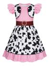 Fantasia Eledobby Cowgirl Dress Up Princess Girl 9-10 anos Fantasia Eledobby Cowgirl Dress Up Princess Girl 9-10 anos