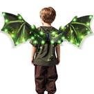 Fantasia elétrica de asas de dragão Maysida para crianças com luz LED