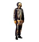 Fantasia Esqueleto Caveira Adulto Longo de Halloween