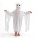 Fantasia Fantasma Infantil Com Gorro de Halloween