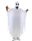 Fantasia Fantasma Túnica Adulto com Capuz - Halloween
