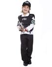Fantasia FBI Agent Dress Up America Large 12-14 com colete à prova de balas