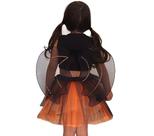 Fantasia Festa Dia das Bruxas Dia das Crianças Hallowen Feminino Menina Kit 2 Peças Saia Tiara Barato Promoção Bruxinha