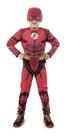 Fantasia Flash Infantil Luxo Longa C/ Músculo Liga Justiça