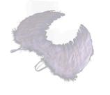 Fantasia Halloween Asa de Anjo Branca com Penas Fantasia Halloween Asa de Anjo Branca com Penas