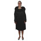 Fantasia Halloween Bata Túnica Capa Fechada Preta de Anjo Negro Arcanjo Noite do Terror Zumbi Adulto Unissex Fantasia Halloween Bata Túnica Capa Fechada Preta de Anjo Negro Arcanjo Noite do Terror Zumbi Adulto Unissex