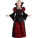 Fantasia Halloween Infantil pra Menina Vampira Medieval Gotica Victoriana Vestido Premium pra Festa Dia das Bruxas