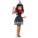 Fantasia Halloween Palhaça Assassina Infantil Com Chapéu