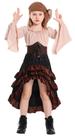 Fantasia Happy Cherry Girls Pirate com roupa renascentista bege
