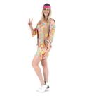 Fantasia Hippie Adulto Feminina Anos 70 Luxo Com Colete