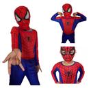 Fantasia Homem-Aranha Infantil Longa Com Enchimento Duas Mascaras Fantasia Homem-Aranha Infantil Longa Com Enchimento Duas Mascaras