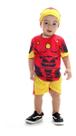 Fantasia Homem De Ferro Iron Man Bebê Macacão C/ Touca Filme