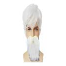 Fantasia idoso velho peruca e barba carnaval halloween Fantasia idoso velho peruca e barba carnaval halloween