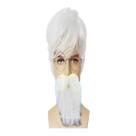 Fantasia idoso velho peruca oculos e barba halloween festas Fantasia idoso velho peruca oculos e barba halloween festas