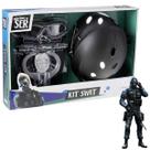 Fantasia Infantil Acessório de Polícia Kit de Swat Multikids