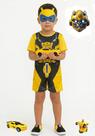 Fantasia Infantil Bumblebee Com Carrinho Envio Imediato !