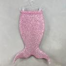Fantasia Infantil - Calda Sereia em paetês - Rosa