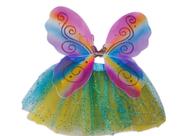 Fantasia Infantil Carnaval Festa Kit C/ 2 Peças Fada Fantasia Infantil Carnaval Festa Kit C/ 2 Peças Fada