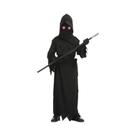 Fantasia Infantil de Halloween - Cosplay Grim Reaper com Olhos Vermelhos Brilhantes e Adereços