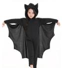 Fantasia infantil de morcego vampiro COOLJOY com luvas XL