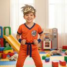 Fantasia Infantil Goku - Macacão Longo C/ Máscara