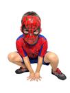 Fantasia Infantil Homem Aranha Curto C Máscara Plástico Fantasia Infantil Homem Aranha Curto C Máscara Plástico