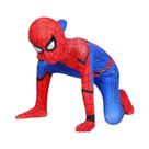 Fantasia Infantil Homem-Aranha - Macacão de Elastano para Cosplay de Halloween