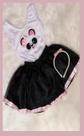 Fantasia Infantil luxinho Menina tema Panda Fantasia Infantil luxinho Menina tema Panda
