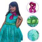 Fantasia Infantil Menina da Personagem Verdinha Estilosa