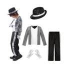 Fantasia Infantil Michael Jackson: Roupa De Dança De Estrela Pop Para Meninos E Meninas, Ideal Para