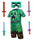 Fantasia Infantil Mine Criança craft + Arminha Luz E Som Envio Já