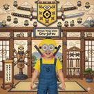 Fantasia Infantil Minions Com Mochila + Espadas Ninja Fantasia Infantil Minions Com Mochila + Espadas Ninja