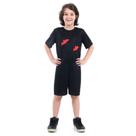 Fantasia Infantil Morceguinho Preto Halloween Unissex