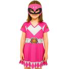 Fantasia Infantil Power Ranger Rosa - Menina Heroína Fantasia Infantil Power Ranger Rosa - Menina Heroína