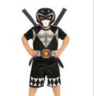 Fantasia Infantil Power Rangers Com Mochila + 2 Espadas Envio Imediato !