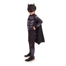 Fantasia Infantil Premium Batman Filme com Capa e Máscara Tamanho:P