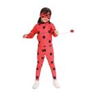 Fantasia Infantil Premium Ladybug Roupa com Máscara Original -