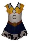 Fantasia Infantil Roupa Vestido Jessie