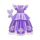 Fantasia Infantil Sofia a Primeira: Vestido De Baile Fofo E Rodado Para Festa De Aniversário, Fantasia Infantil Sofia a Primeira: Vestido De Baile Fofo E Rodado Para Festa De Aniversário,
