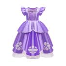 Fantasia Infantil Sofia a Primeira: Vestido De Baile Fofo E Rodado Para Festa De Aniversário,