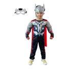 Fantasia Infantil Thor Vingadores Músculo Cosplay Criança L