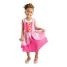 Fantasia Infantil Vestido Princesa Rosa M/G/GG Fantasia Infantil Vestido Princesa Rosa M/G/GG