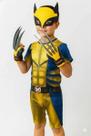 Fantasia Infantil Wolverine 2 Garras Realista e Máscara E.V.A 2 á 12 anos