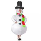 Fantasia Inflável Boneco de Neve Natal Infantil